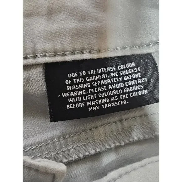 Buffalo Jeans Womens 6/28 Gray Mid Rise Stretch Skinny Ankle Grazer - Picture 5 of 10